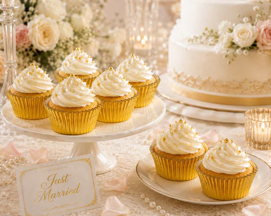 Gold Foil Baking Cups