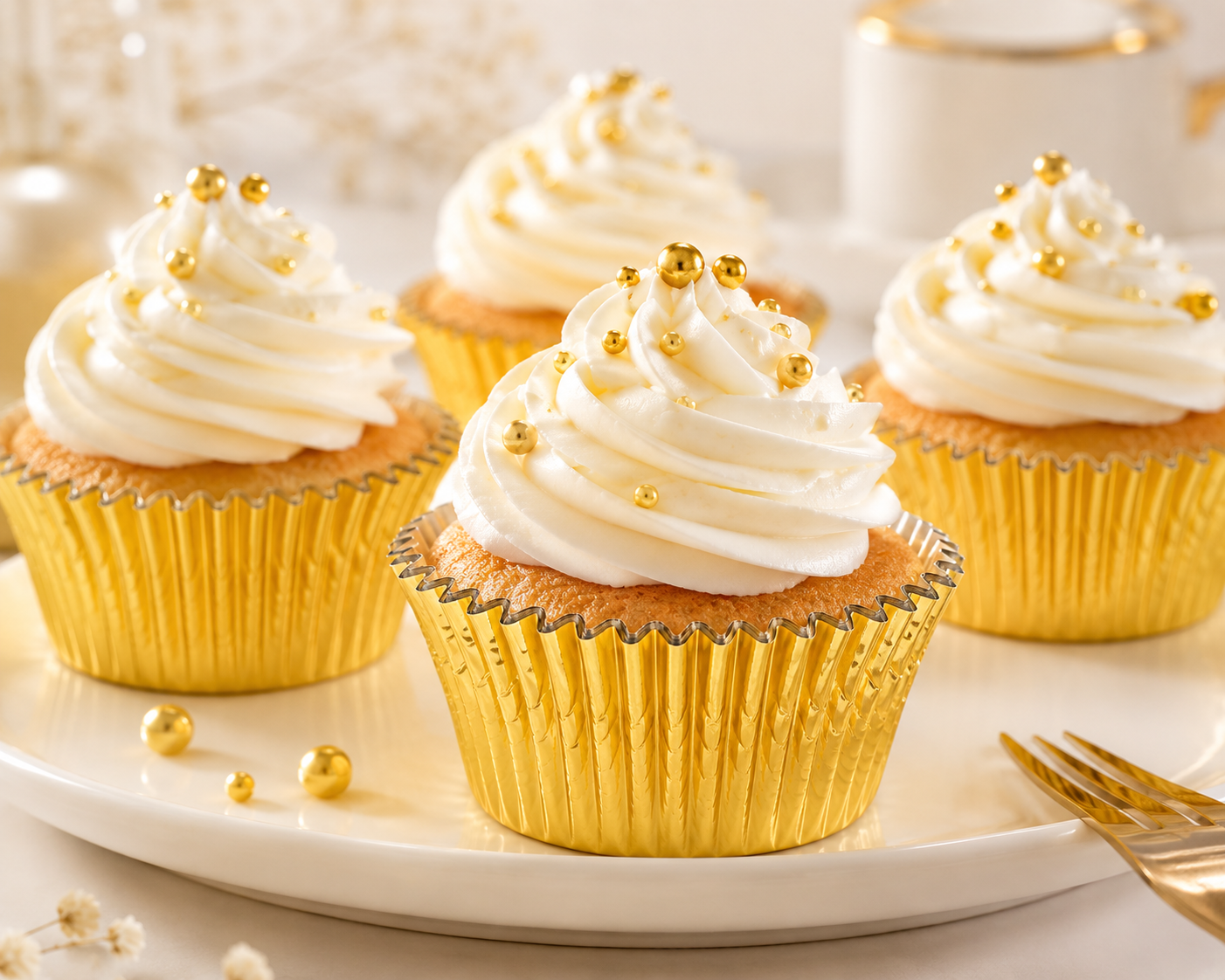 Gold Foil Baking Cups