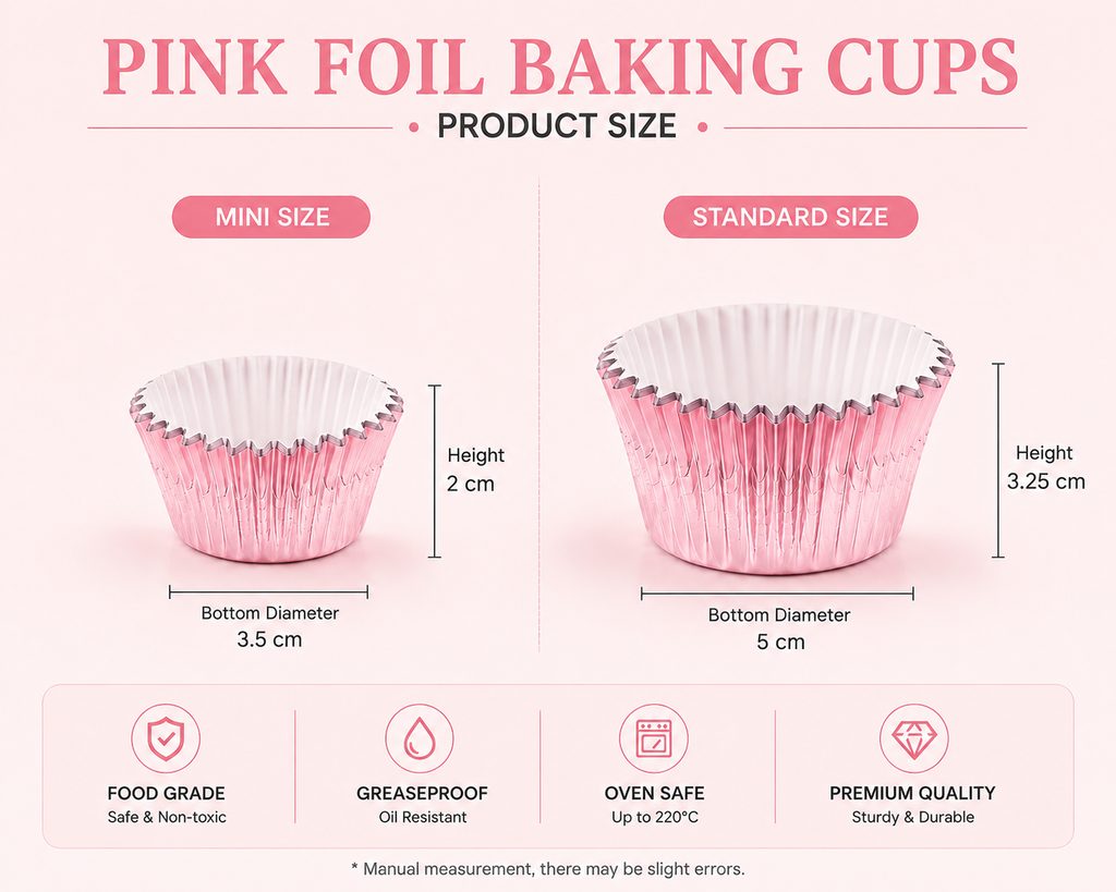 Colored Foil Baking Cups
