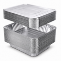 Half Size Deep Foil Pan With Lid
